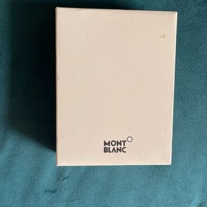 Mont Blanc brown croc leather mens wallet